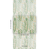 Schumacher Ashbee Botanical Aqua Wallpaper