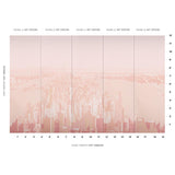 Schumacher Pascal Campion'S New York Skyline Blush Wallpaper