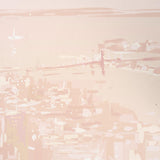 Schumacher Pascal Campion'S New York Skyline Blush Wallpaper