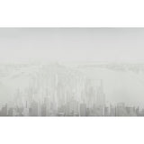 Schumacher Pascal Campion'S New York Skyline Soft Gray Wallpaper