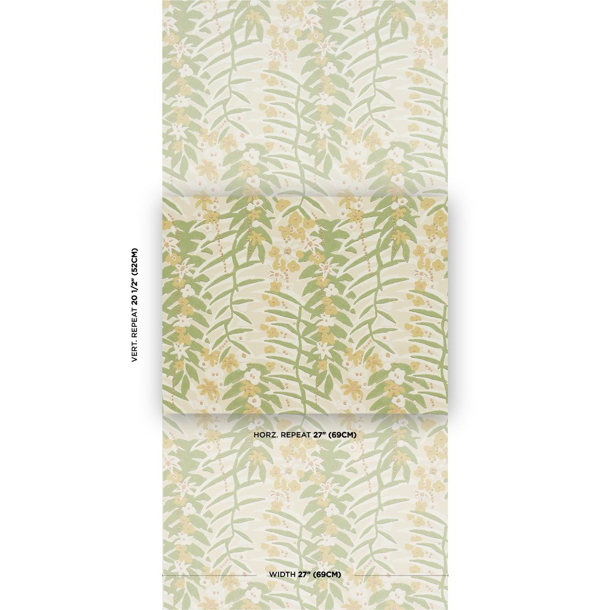 Schumacher Ashbee Botanical Citron Wallpaper