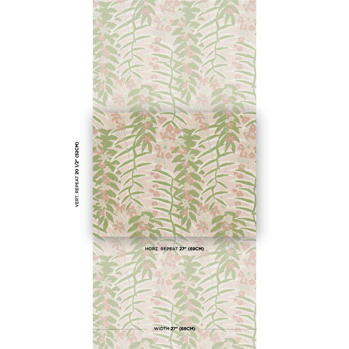 Schumacher Ashbee Botanical Petal Wallpaper
