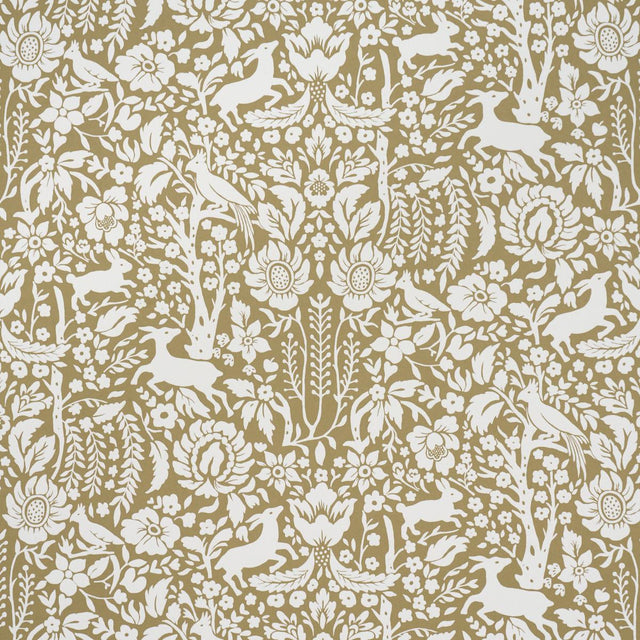 Schumacher Deerfield Moss Wallpaper