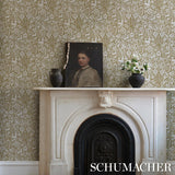 Schumacher Deerfield Moss Wallpaper