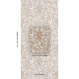 Schumacher Deerfield Mocha Wallpaper