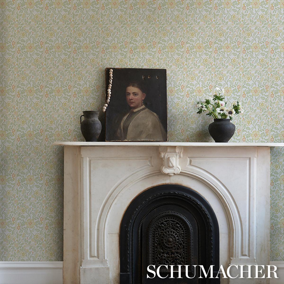 Schumacher Garden Guild Marigold Wallpaper – DecoratorsBest