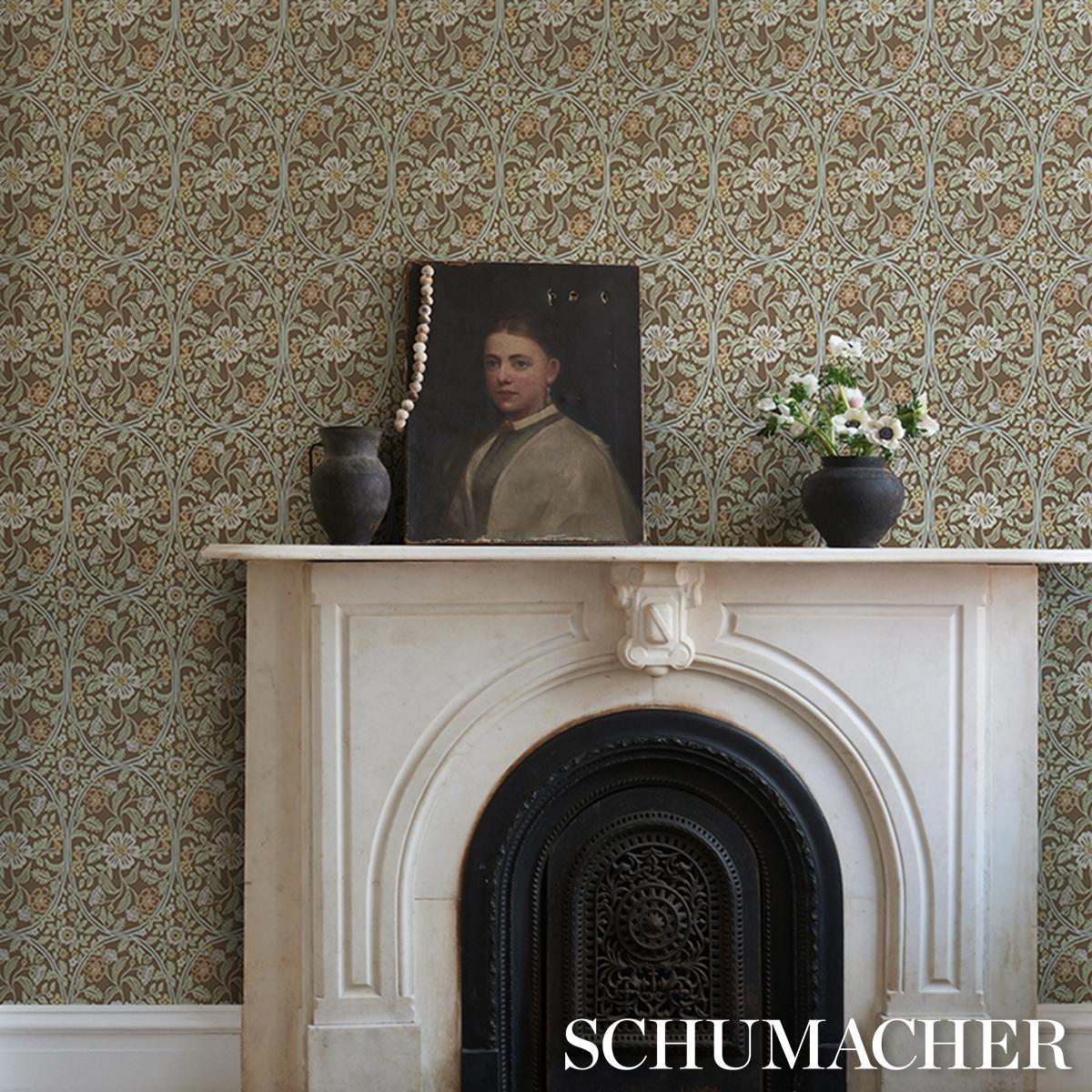 Schumacher Garden Guild Sage Wallpaper – DecoratorsBest