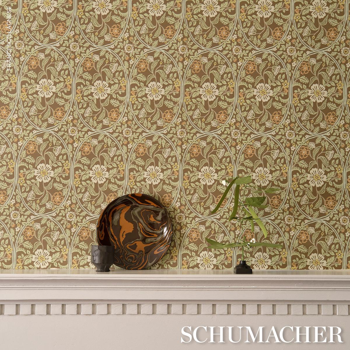 Schumacher Garden Guild Sage Wallpaper – DecoratorsBest