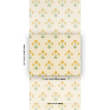 Schumacher Saranda Flower Sisal Marigold Wallpaper