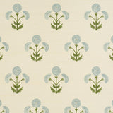 Schumacher Saranda Flower Sisal Sky Wallpaper