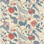 Schumacher Sinhala Sisal Rouge & Indigo Wallpaper