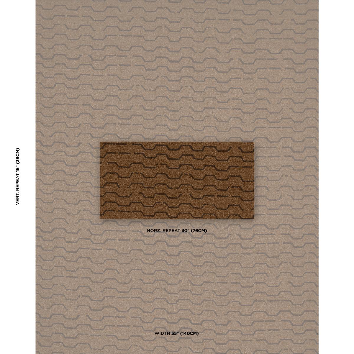 Schumacher Patek Wool Boucl Umber Fabric