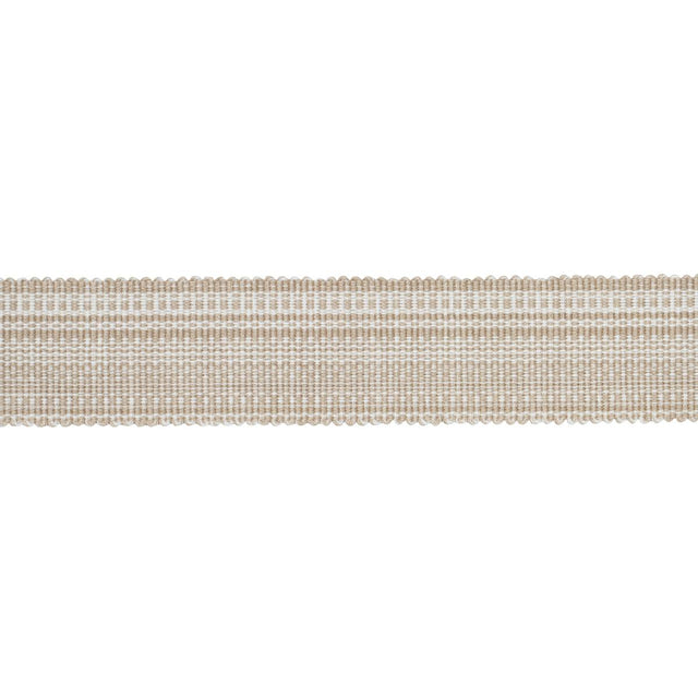 Schumacher Sand Cotton Stri Tape Medium