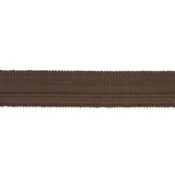 Schumacher Chestnut Cotton Stri Tape Medium