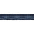 Schumacher Indigo Cotton Stri Tape Narrow