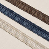 Schumacher Indigo Cotton Stri Tape Narrow