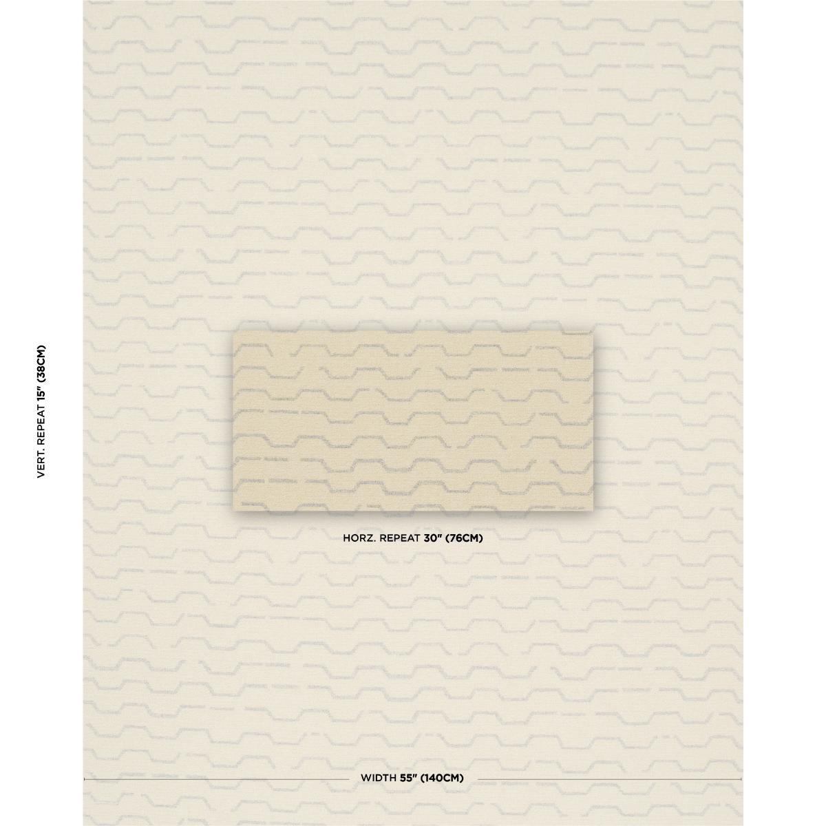 Schumacher Patek Wool Boucl Ivory Fabric