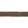 Schumacher Chestnut Cotton Stri Tape Narrow