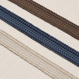 Schumacher Chestnut Cotton Stri Tape Narrow