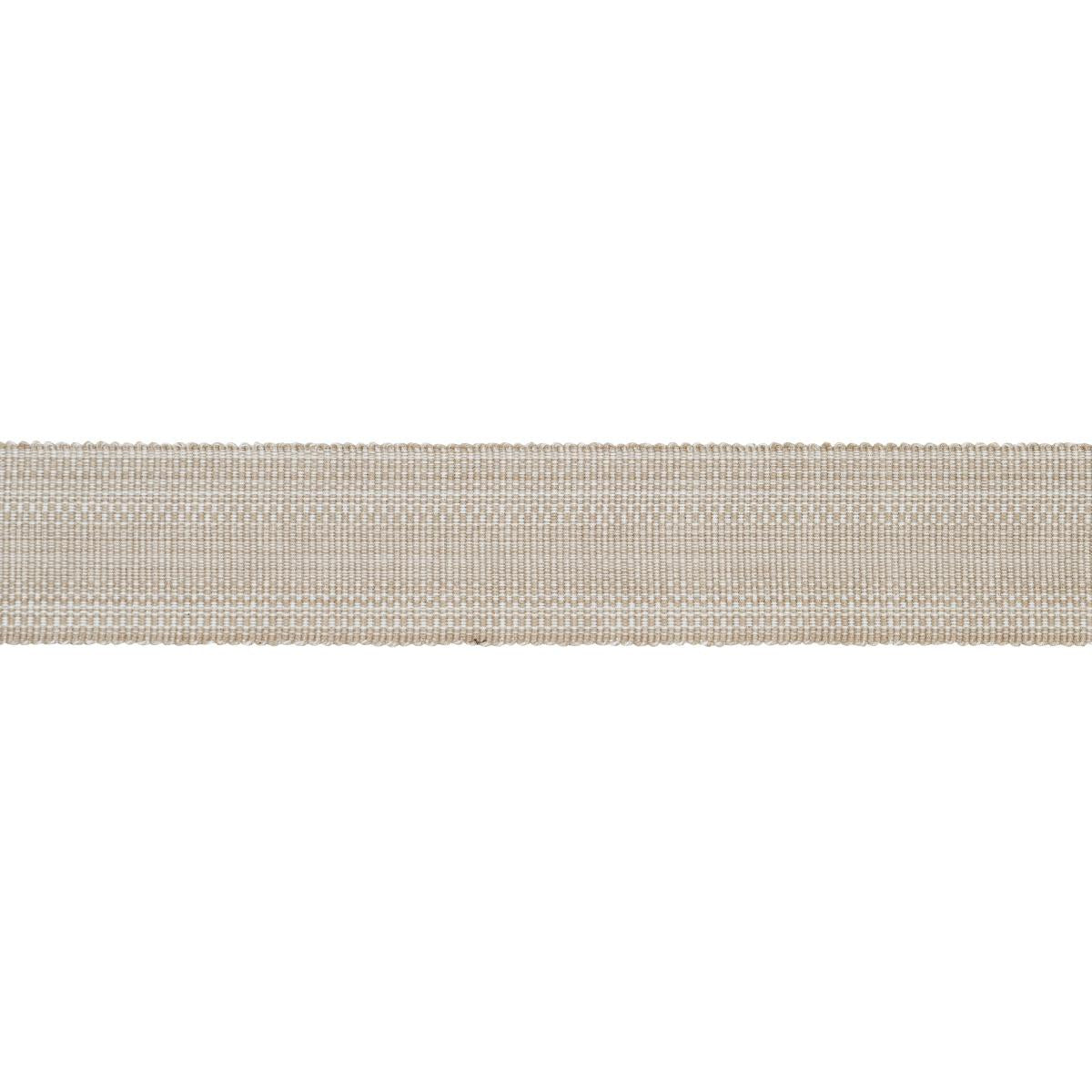 Schumacher Sand Cotton Stri Tape Wide
