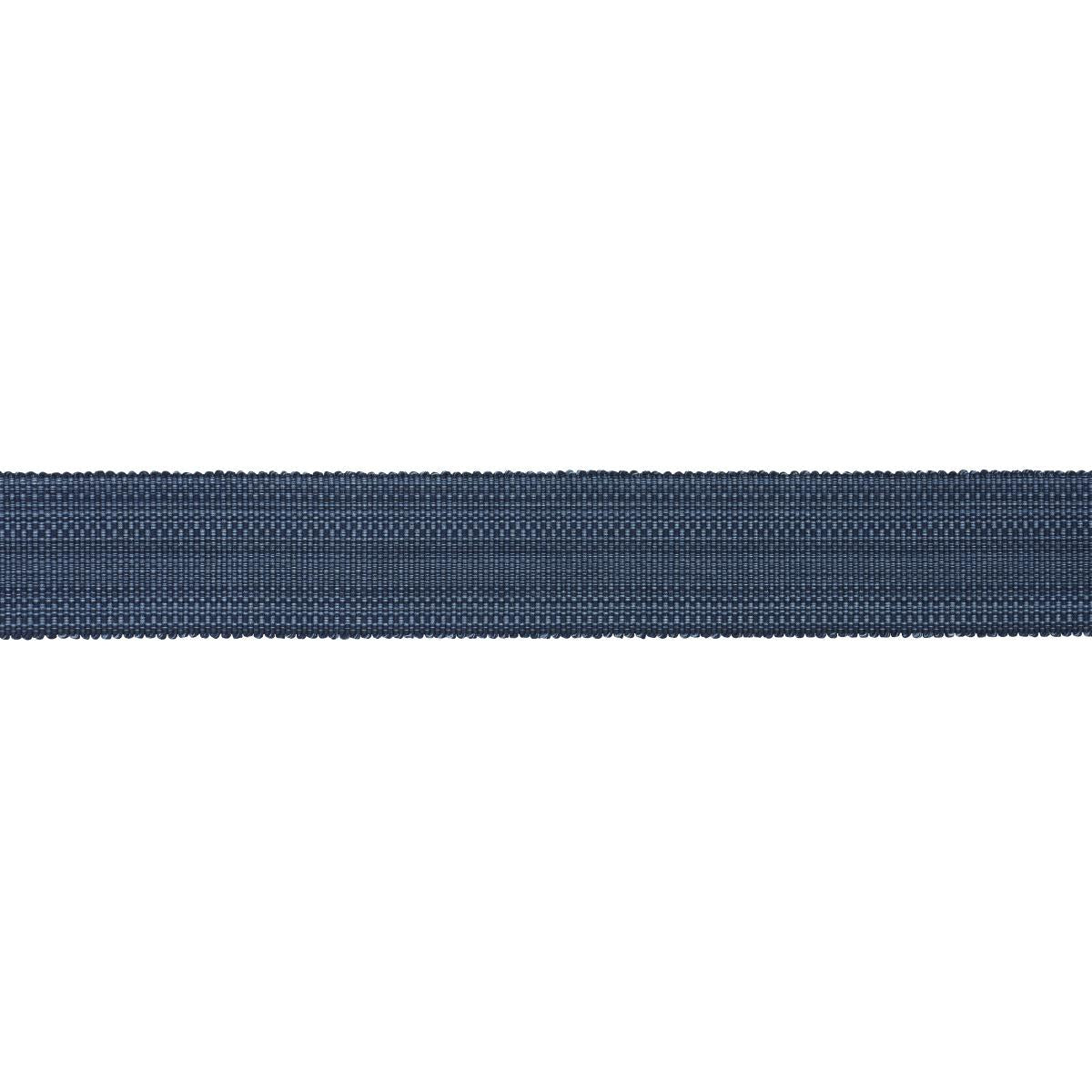Schumacher Indigo Cotton Stri Tape Wide