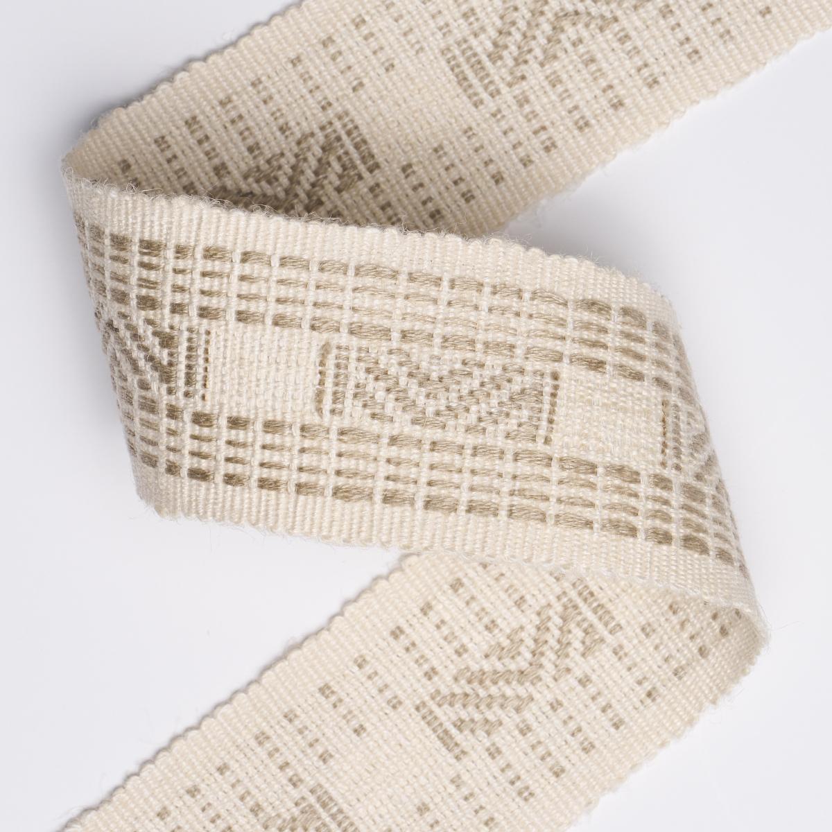 Schumacher Oyster Nael Linen Cotton Tape