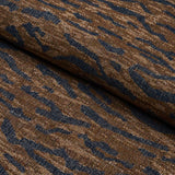 Schumacher Altamira Navy/Brown Fabric