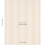 Schumacher Cassia Handwoven Silk Stripe Natural Fabric