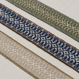 Schumacher Helena Linen Cotton Tape Indigo Trim