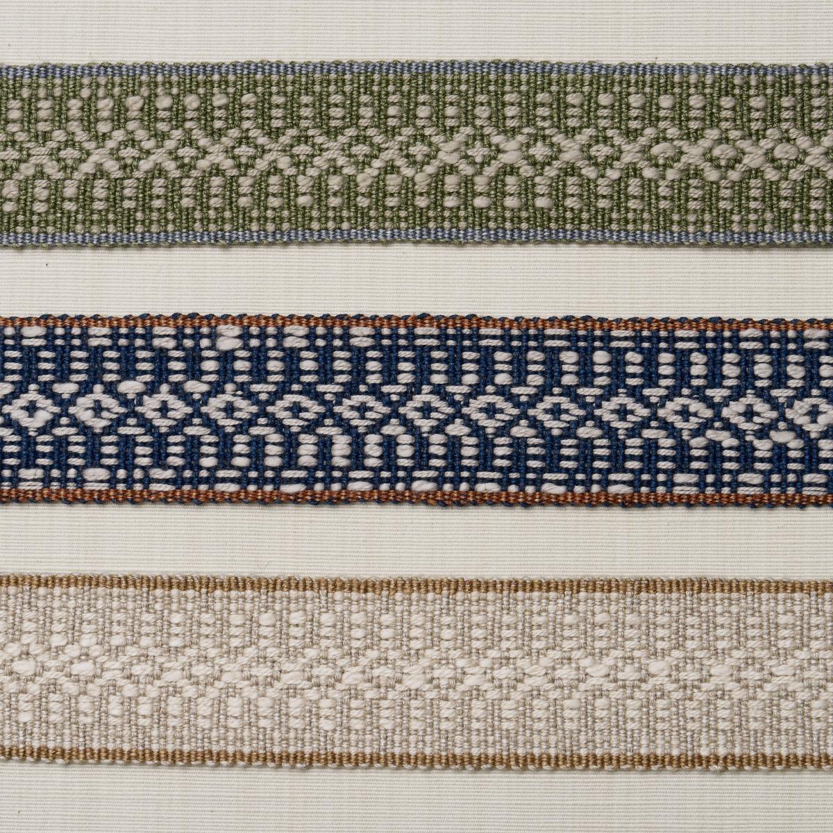 Schumacher Helena Linen Cotton Tape Natural Trim