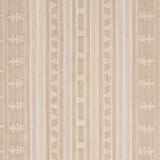 Schumacher Nima Embroidered Cotton Linen Tan Fabric