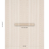 Schumacher Nima Embroidered Cotton Linen Tan Fabric