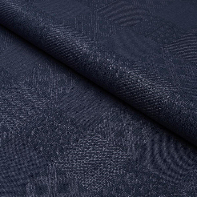 Schumacher Malia Indigo Fabric