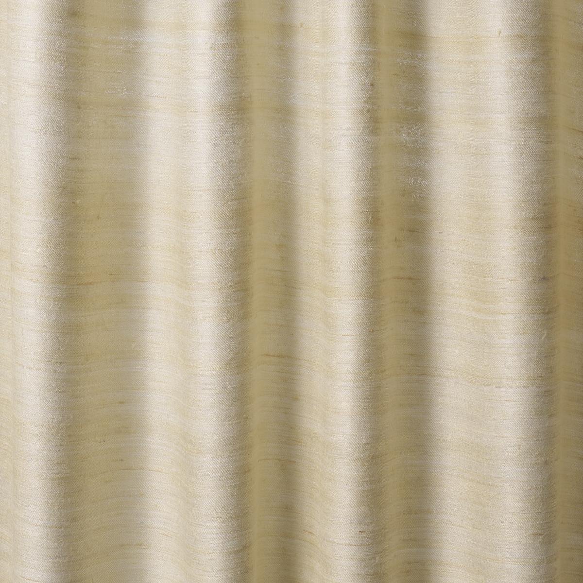 Schumacher Amir Handwoven Silk Casement Oyster Fabric