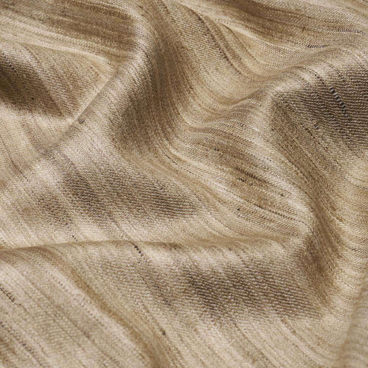 Schumacher Amir Handwoven Silk Casement Natural Fabric