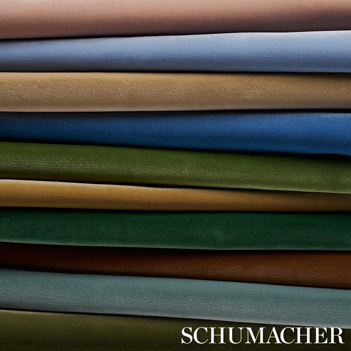 Schumacher Alistair Indoor/Outdoor Velvet Blush Fabric