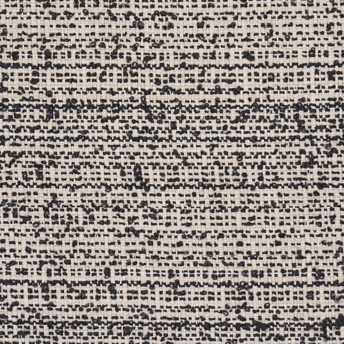 Schumacher Sadie Indoor/Outdoor Black On Natural Fabric