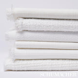 Schumacher Archie Indoor/Outdoor White Fabric