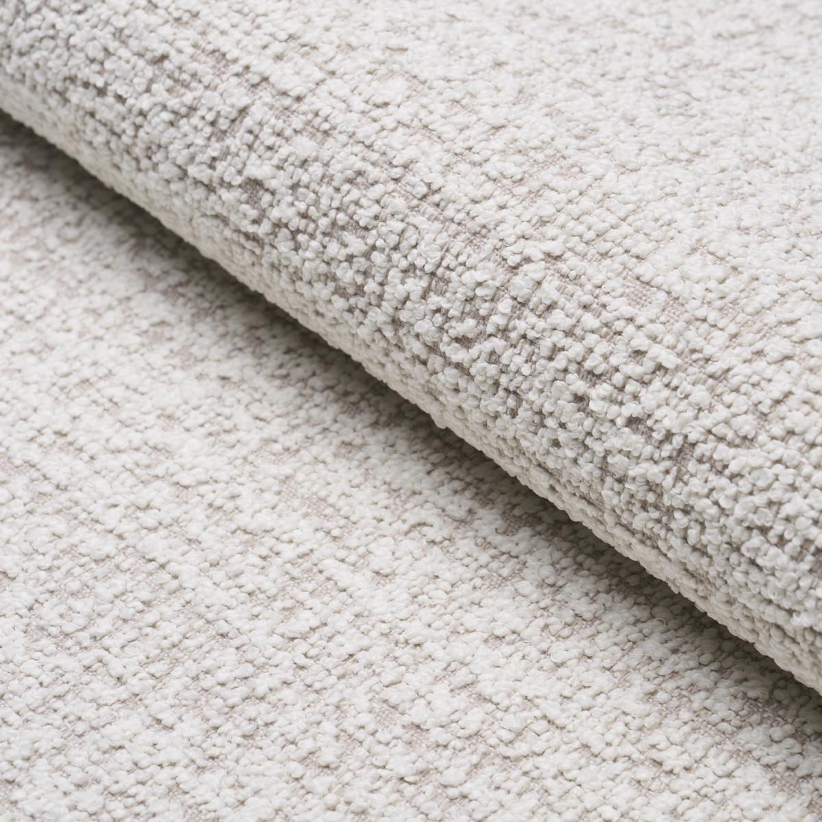Schumacher Zuzu Indoor/Outdoor White On Natural Fabric