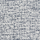 Schumacher Zuzu Indoor/Outdoor White On Navy Fabric