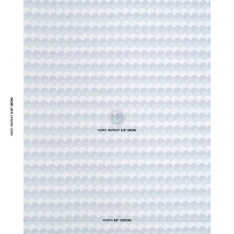 Schumacher Prairie Hills Blues Fabric