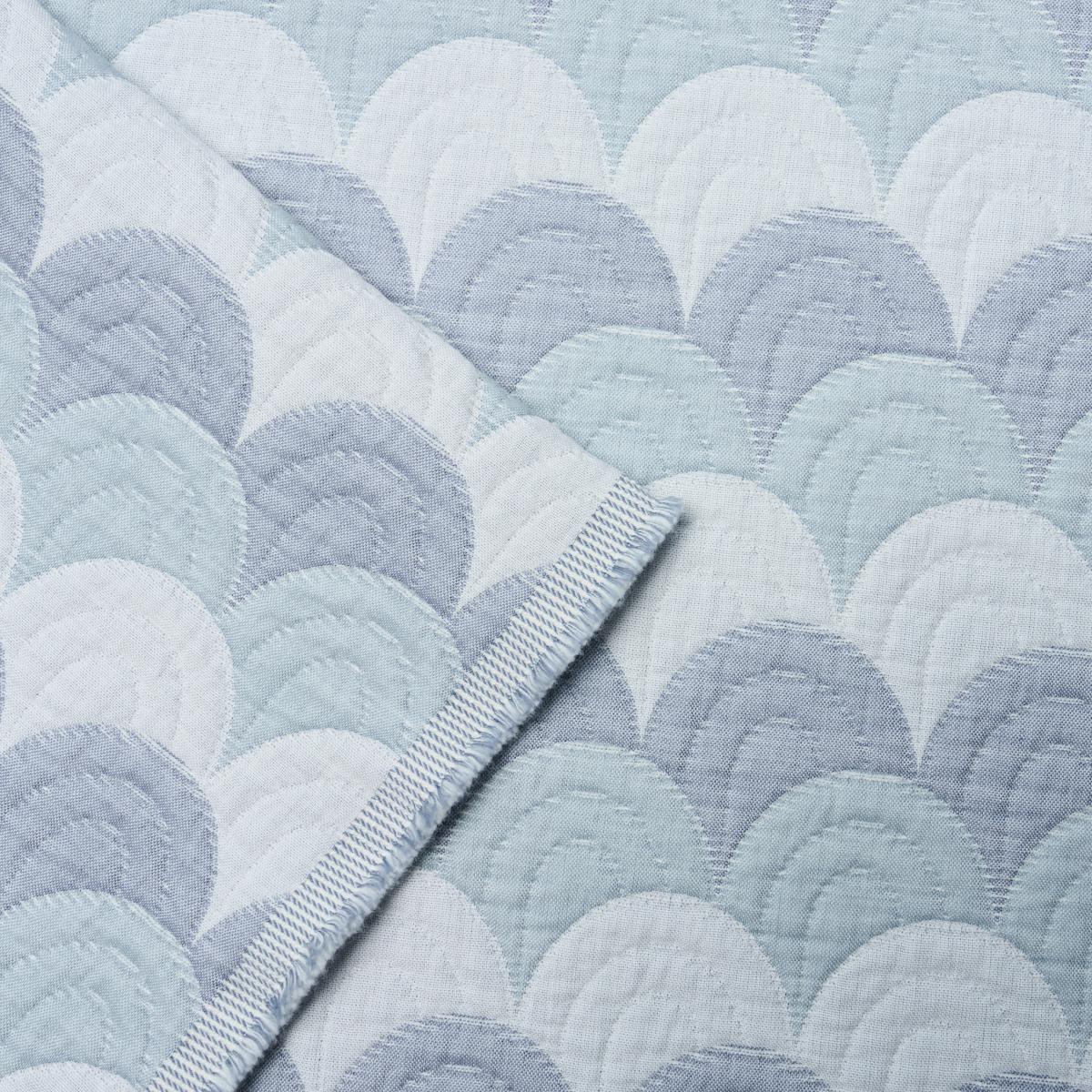 Schumacher Prairie Hills Blues Fabric