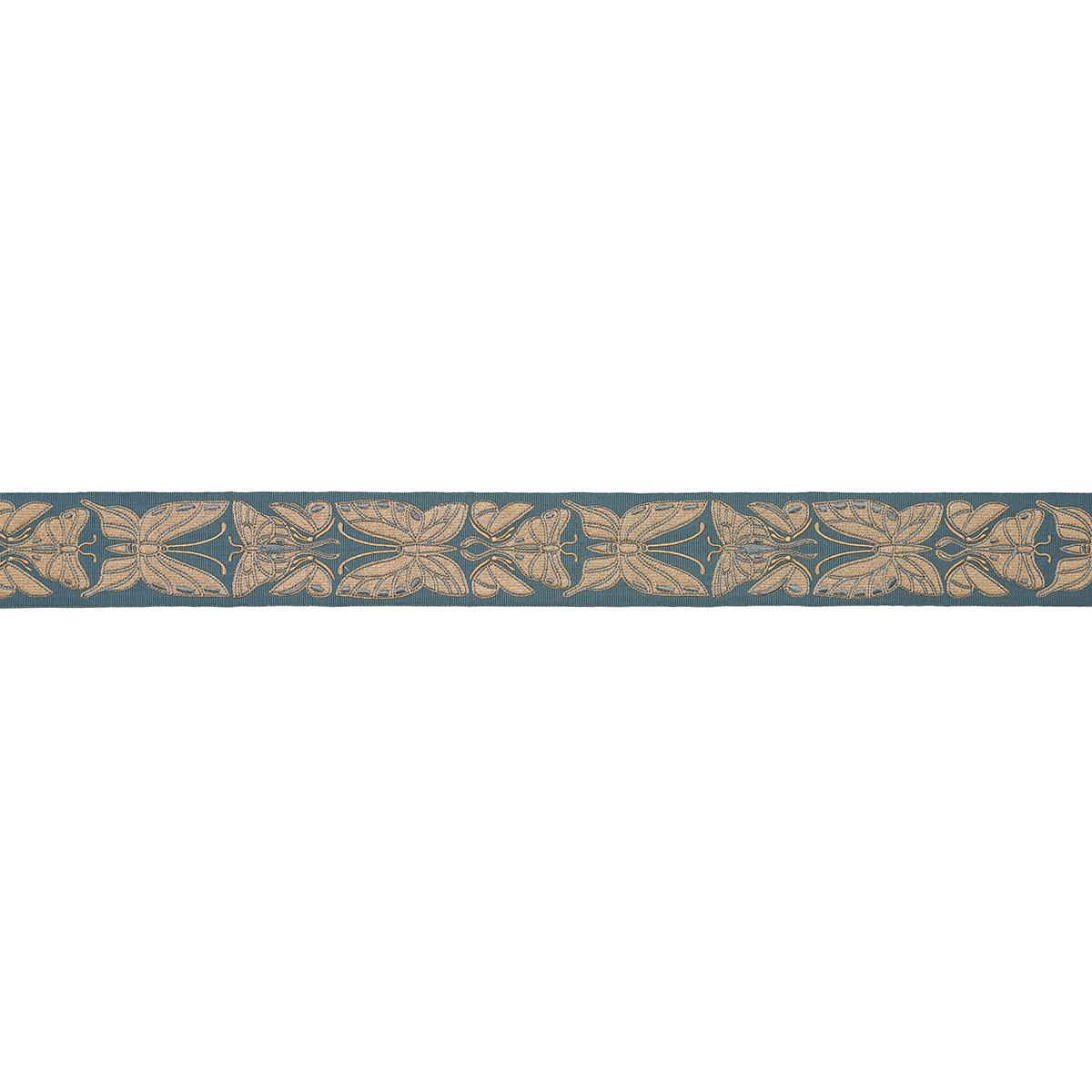Schumacher Teal & Gold Metamorphosis Tape