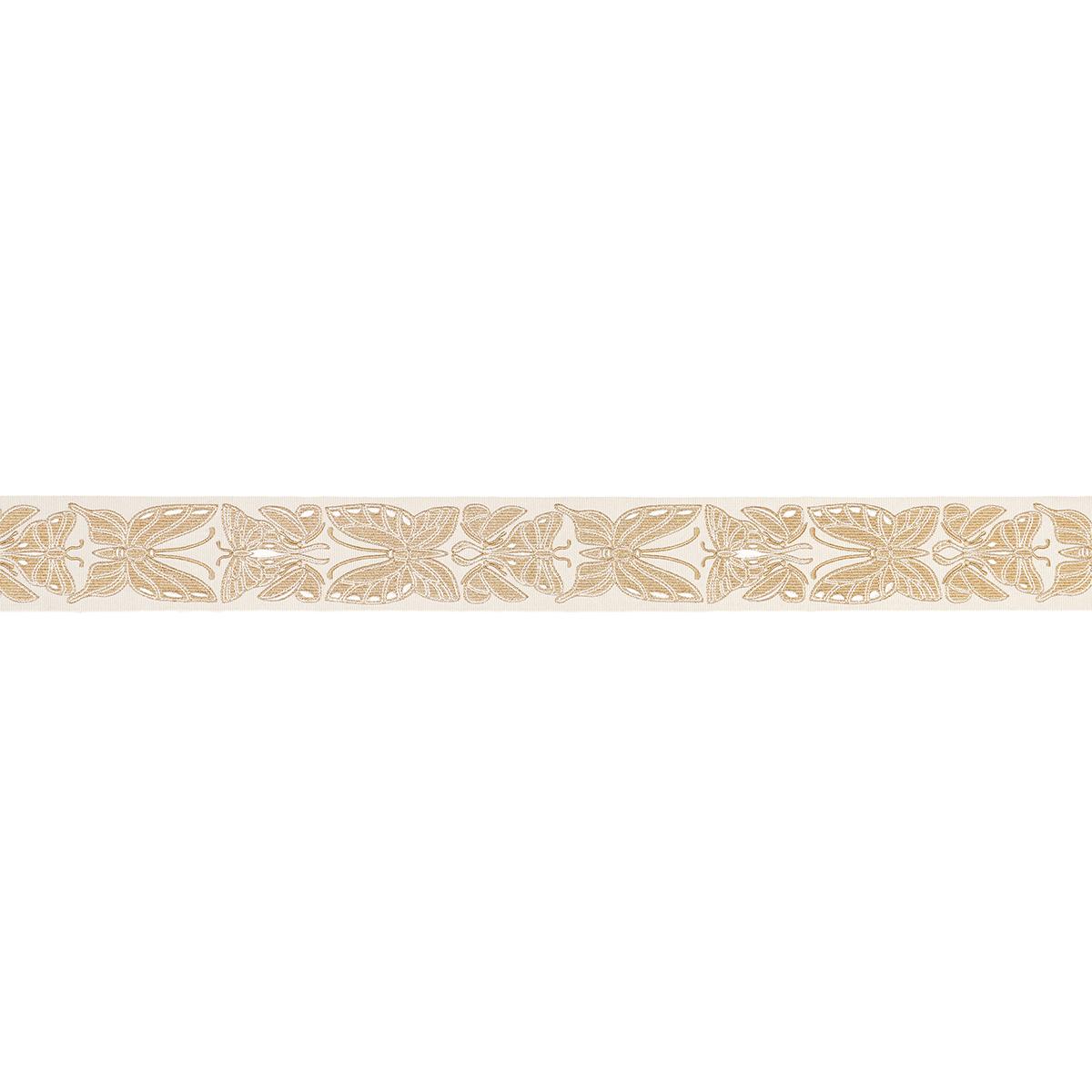 Schumacher Ivory & Gold Metamorphosis Tape