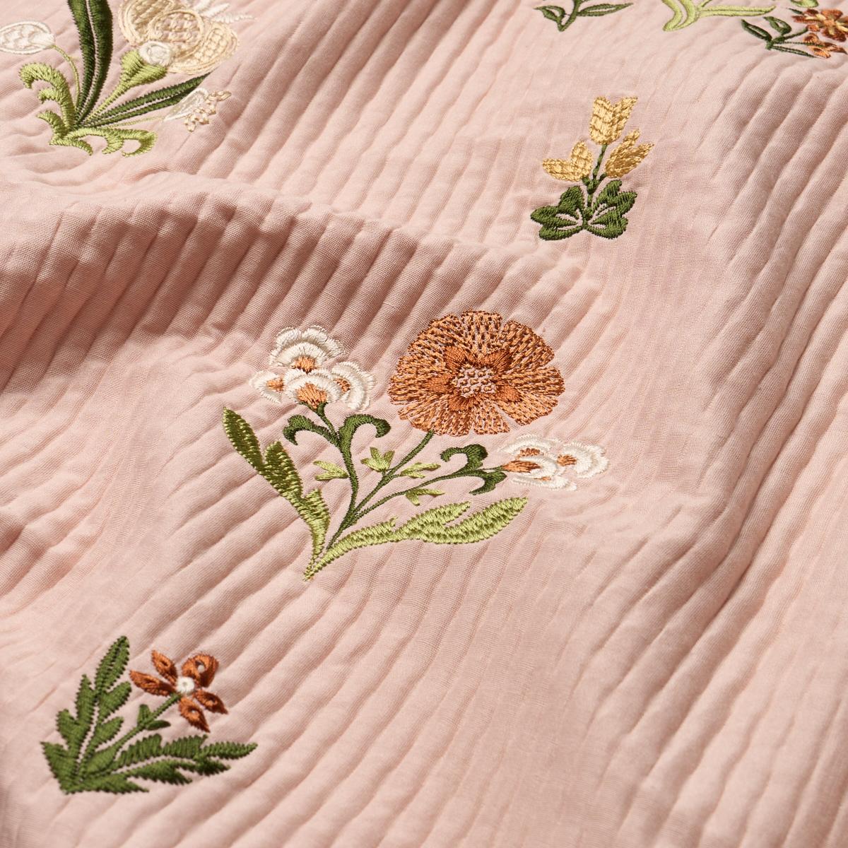 Schumacher Elmslie Embroidery Petal Fabric – DecoratorsBest