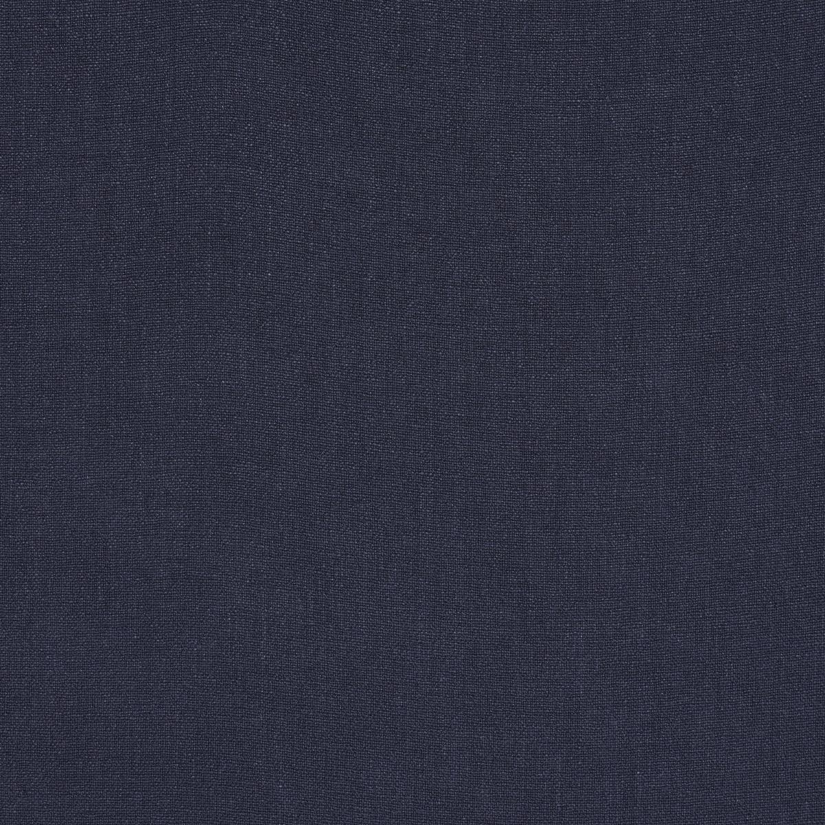 Schumacher Lars Rustic Linen Navy Fabric