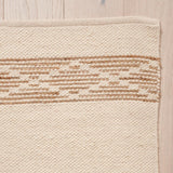 Schumacher Sequoia Stripe Jute Natural 1.17' x 0.83' Rug