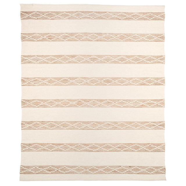 Schumacher Natural 10' x 14' Sequoia Stripe Jute Rug