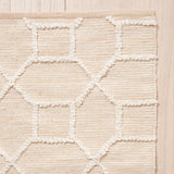 Schumacher Natural 1.25' x 0.92' Vento Indoor/Outdoor Rug