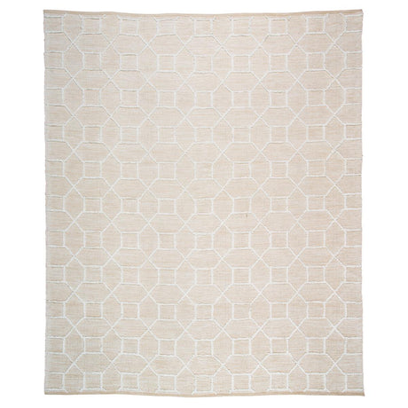 Schumacher Natural 1.17' x 0.83' Vento Indoor/Outdoor Rug